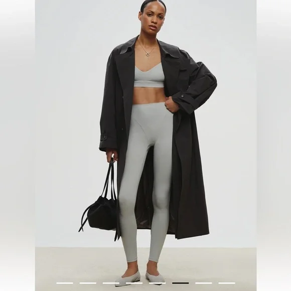 NWOT NORBO Accent Leggings in Grey Size Small - Picture 6 of 9